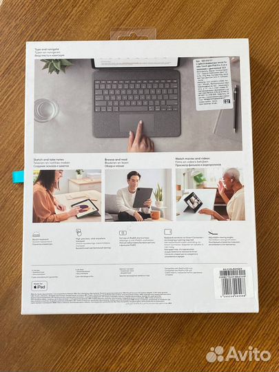 Чехол Logitech combo touch iPad pro 12.9