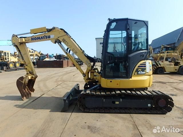 Мини-экскаватор Komatsu PC45MR-1, 2014