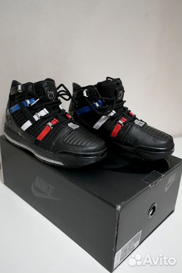 Новые Оригинальные кроссовки Nike Lebron 3