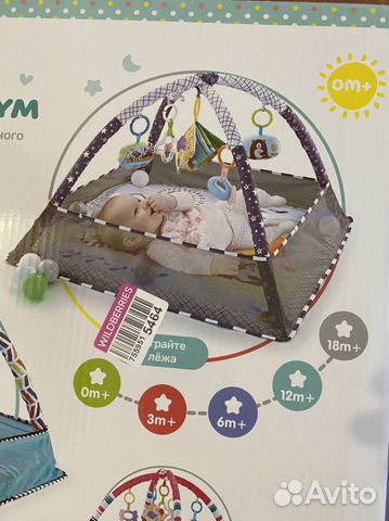 Развивающий коврик манеж детский бу