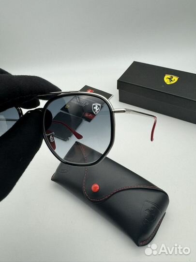 Солнцезащитные очки ray ban ferrari стекло