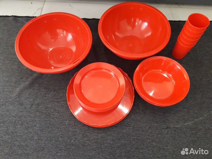 Набор посуды для пикника, на 6 персон