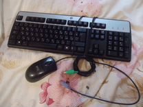 Клавиатура + мышь PS/2 цена за всё