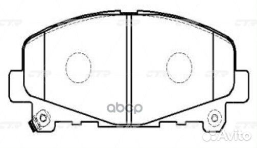 GK0400 колодки дисковые передние с антискрип.п