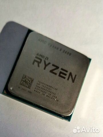 Процессор AMD ryzen 5 2600 AM4 купить в Домодедово | Электроника | Авито