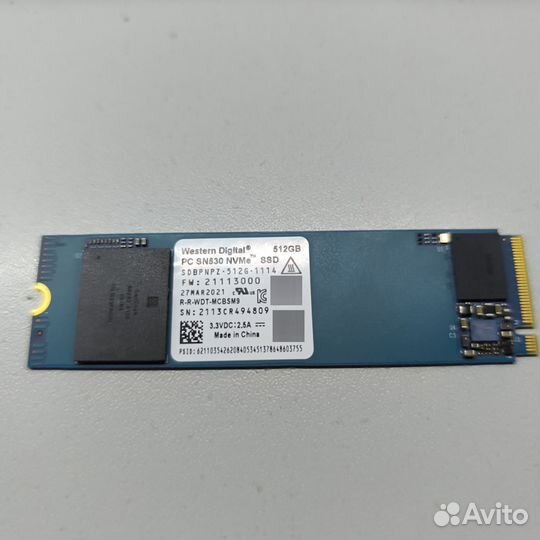 Ssd m2 nvme 512gb western digital