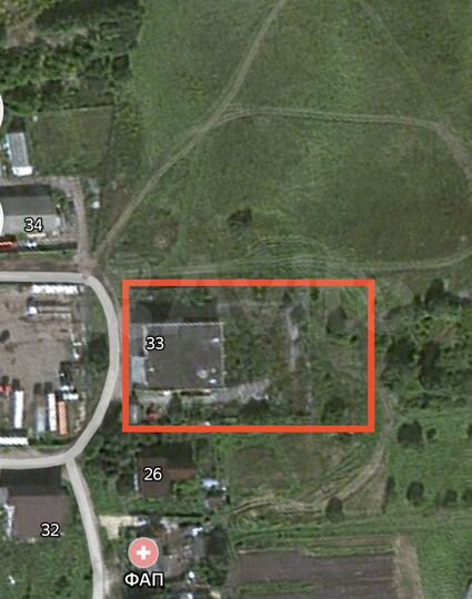 Помещение 800 м², с земельным участком