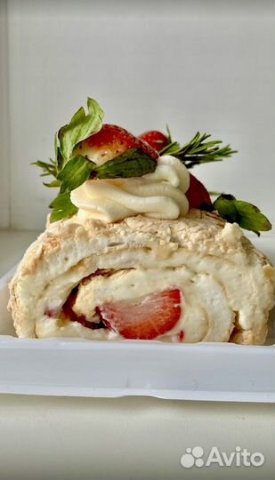 Меренговый рулет