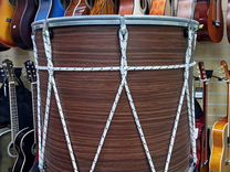 Кавказский барабан 13' с чехлом тепл, цвет Орех, M