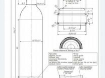 Бутылка стеклянная винная 0.7л Бордо