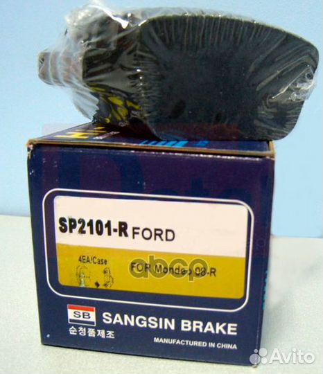 Колодки тормозные дисковые SP2101-R Sangsin brake