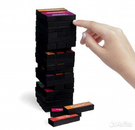 Игра башня для двоих 54 бруска