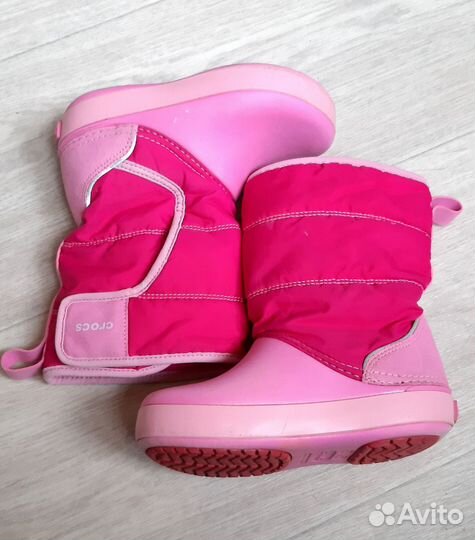 Сапоги crocs для девочки 27