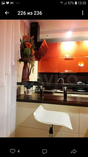 2-к. квартира, 58 м², 1/1 эт.