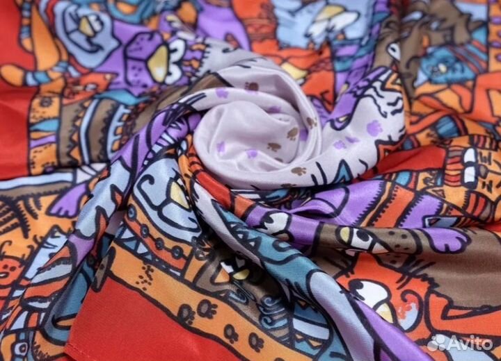 Шарфы и палантины Котики винтаж