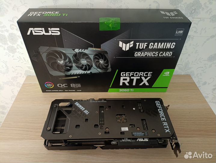 Видеокарта asus TUF RTX 3060ti 8g