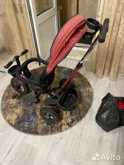 Велосипед с родительской ручкой