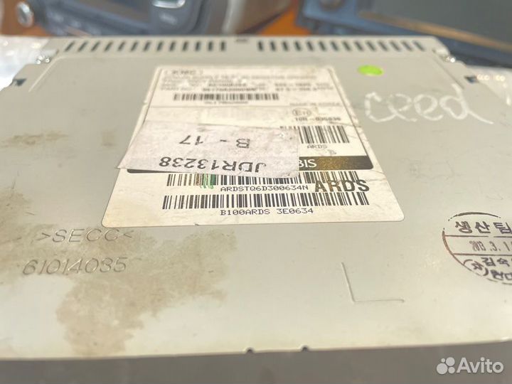 Штатная автомагнитола Kia Ceed JD