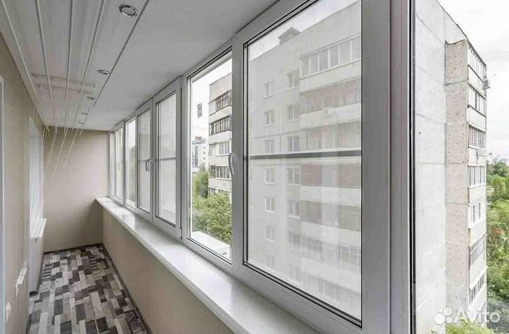 Застекление балкона заказать