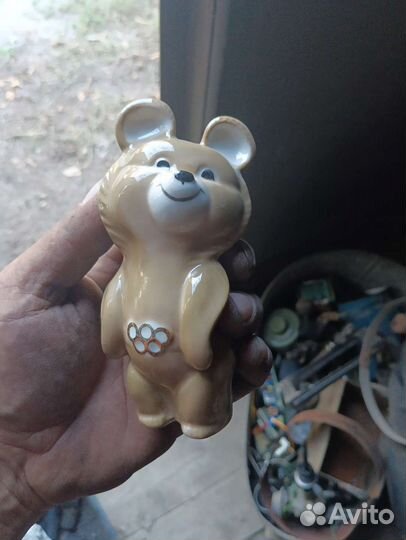 Олимпийский мишка фарфор
