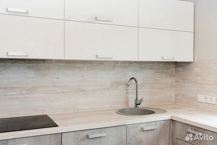 Цена за всю кухню эмаль. Угловая кухня ксп.10886