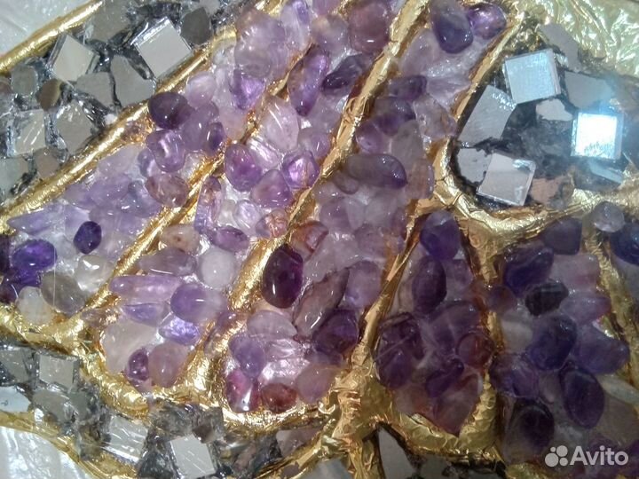 Картина маслом на холсте цветы текстурная