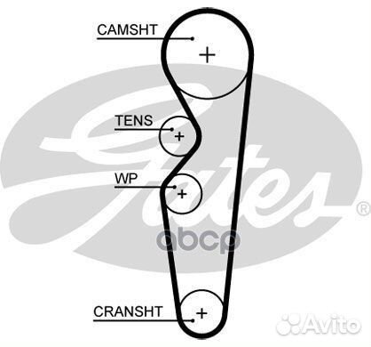 Ремень грм 5665XS (8597-15665) 5665XS Gates