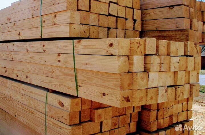 Брус сухой строганный 100*100*6000 мм
