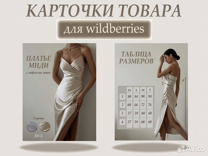 Инфографика для маркетплейсов wildberries озон