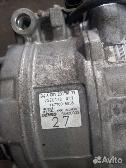 Компрессор кондиционера Mercedes W163