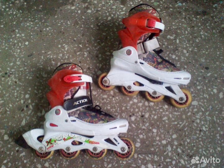 Ролики(2п)раздв. Action р.39-42,р.(34-37)