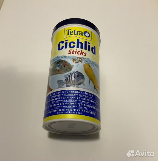 Корм для аквариумных рыб Tetra Cichlid Sticks 1 л