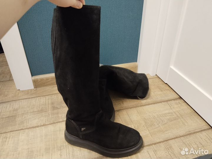 Сапоги женские зимние belwest 38р замша бу