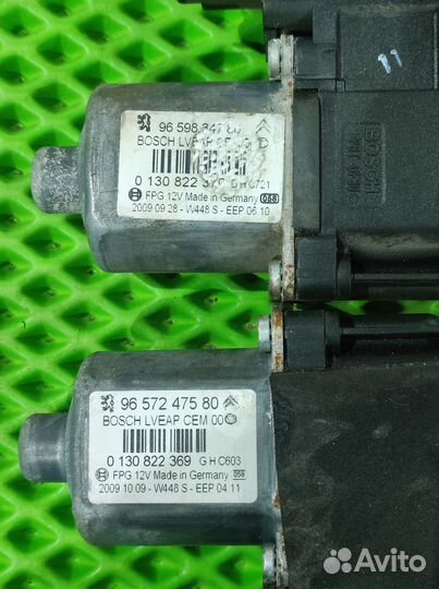 Моторчик стеклоподъемника Peugeot 308 I рестайлинг