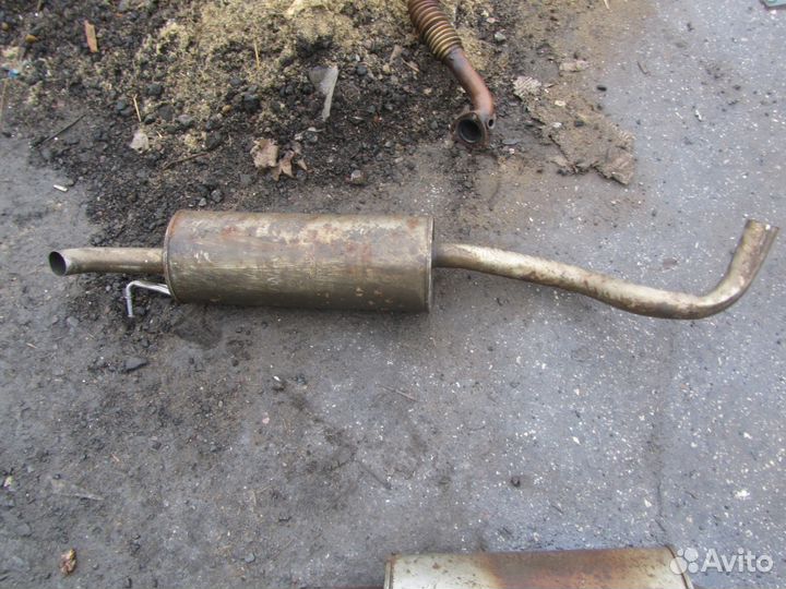 Задняя часть глушителя для VW Polo (Sed RUS) 2011)