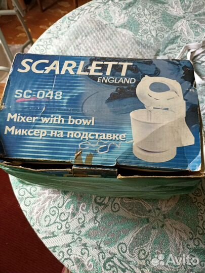 Миксер Scarlett sc-048 не работает/на запчасти