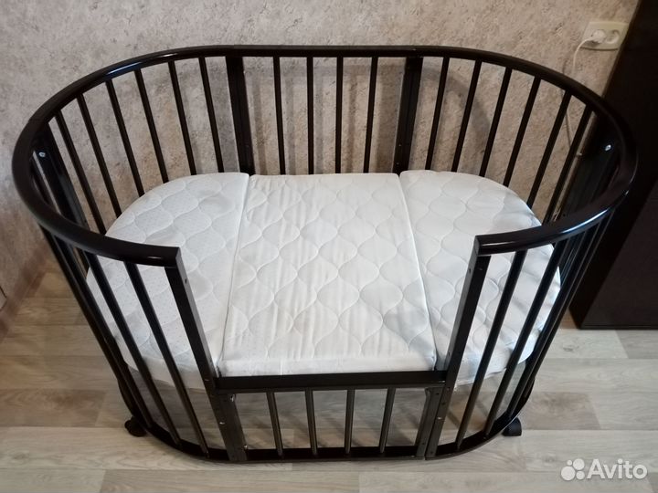 Кроватка-трансформер 7 в 1 и матрас