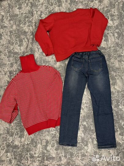 Продам пакет вещей на девочку 128-134