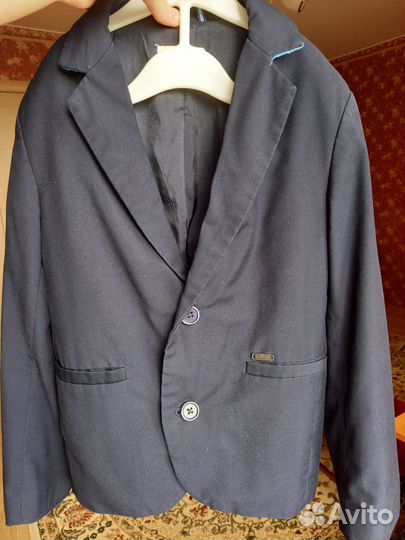 Пиджак для мальчика размер 134