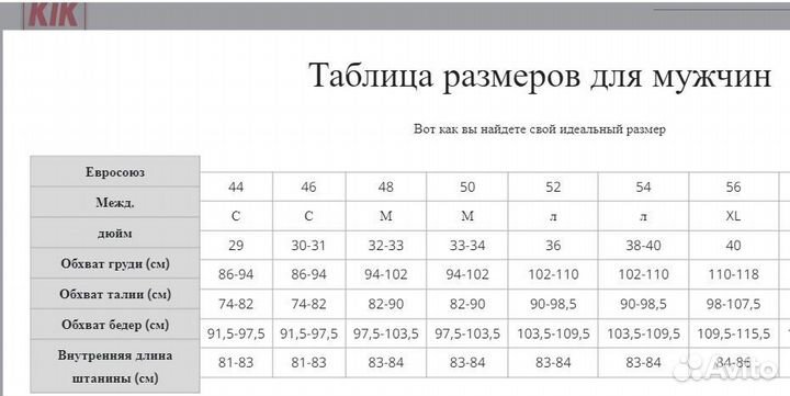 Куртка мужская Kik Германия