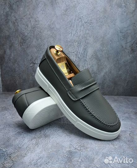 Лоферы мужские кожаные