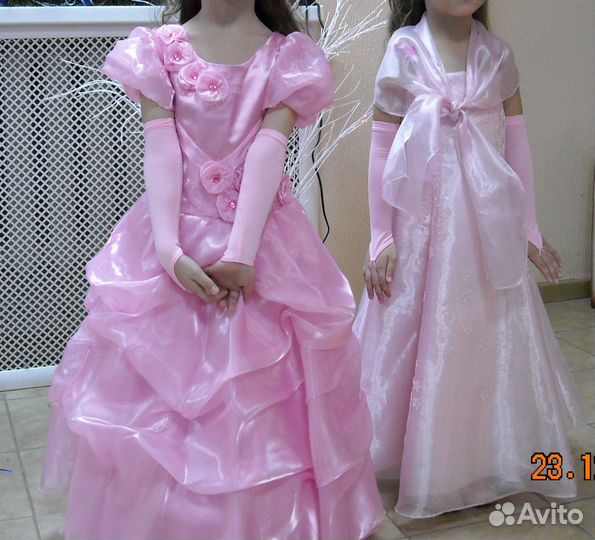 Нарядные бальные платья