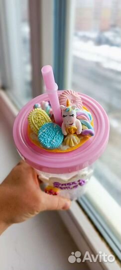 Стаканчик Единорожка со сладостями