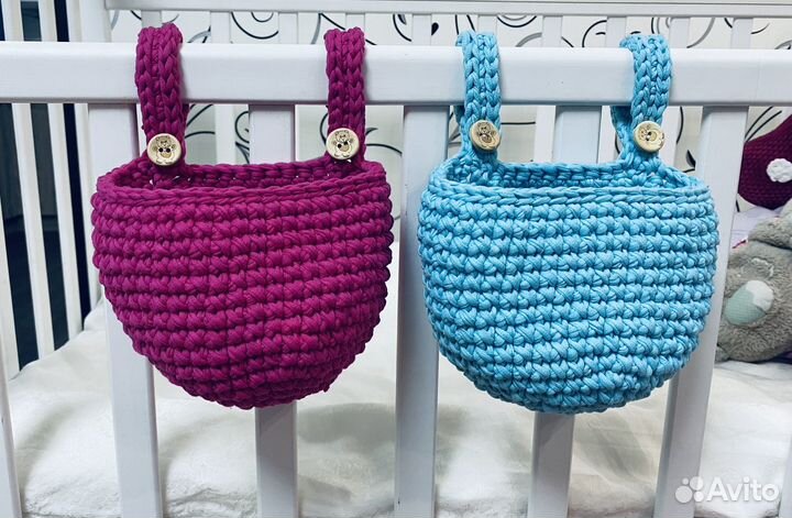 Корзинка на детскую кровать