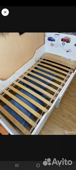 Икеа кровать раздвижная, с матрацом