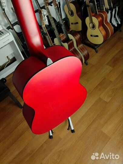 Новая красная классическая гитара Fabio KM3915 RDS