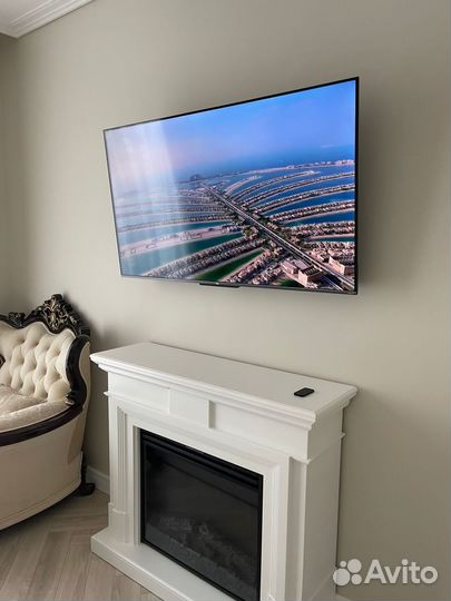 Установка телевизора на стену. Настройка тв