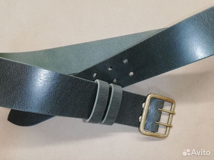 Мужской кожаный ремень ручной работы Thunder