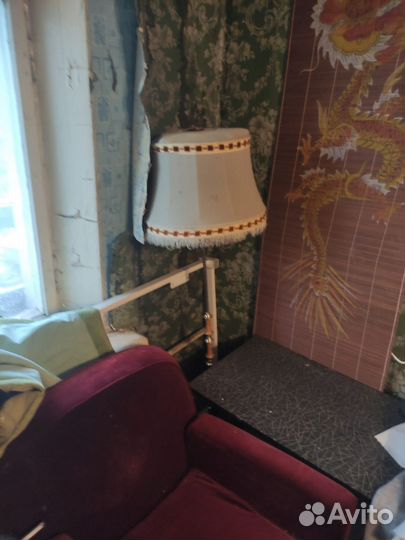 Торшер напольный с абажуром