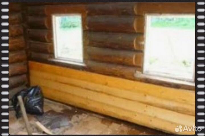 Замена венцов деревянного дома